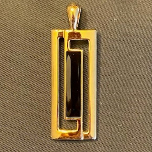 LIA SOPHIA Sleek Rectangular Pendant Slide - Picture 2 of 5